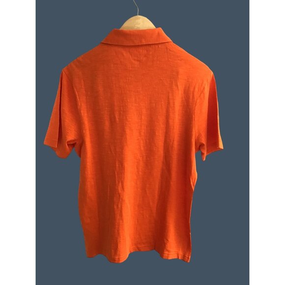 CLUB ROOM -MEN'S POLO SHORT SLEEVE ORANGE SHIRT SIZE SMALL-100% COTTON -NWT - Picture 2 of 6